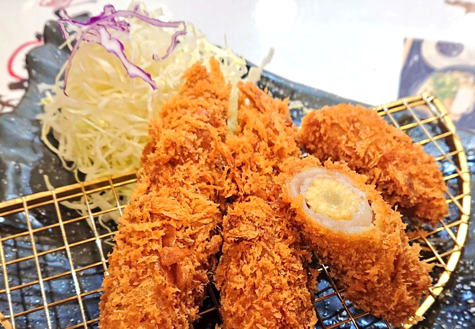 ヤングコーンの豚バラ肉巻かつ