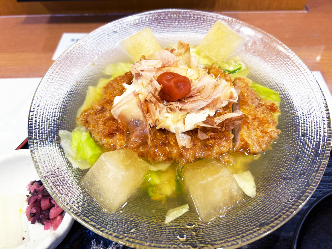 冷やし出汁かつ丼